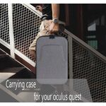 Кейс для транспортировки гарнитуры и контроллеров Oculus Quest VR (серый)