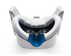 Комплект лицевого интерфейса для Oculus Quest 2 | VR COVER | Светло-серый, синий