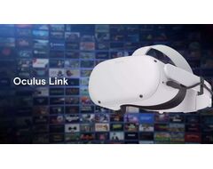 Автономный VR шлем Oculus Quest 2 128Gb + кабель Oculus Link