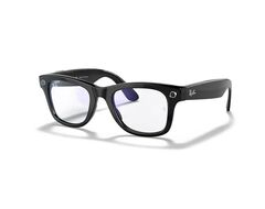Smart очки RAY-BAN STORIES | WAYFARER |Оправа чёрная | Линзы прозрачные