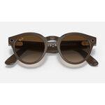 Smart очки RAY-BAN STORIES | ROUND |Оправа коричневая|Линзы коричневые