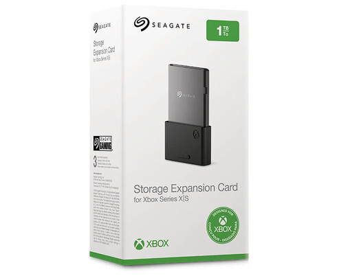 Купить карту расширения памяти Seagate 1ТБ для Xbox Series XS по выгоднойцене. Высокая скорость записи, доставка по Москве и России