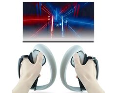 Силиконовые чехлы с ремешками для контроллеров Pico 4 | Серый