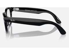 Умные очки RAY-BAN HEADLINER| Цвет оправы - Shiny Black | Цвет линз - Dark Brown Polarized (2023)