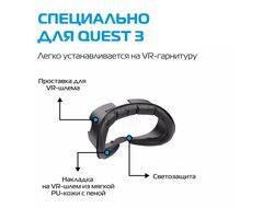 Лицевая накладка (маска) V3 Facial Interface для Oculus Quest 3 | KIWI design