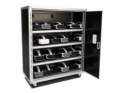 Тележка для хранения и зарядки VR-гарнитур до 24 устройств с УФ-лампами